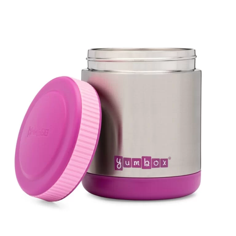 Zuppa Thermal Food Jar with Spoon and Band - Purple By Yumbox - Image 3