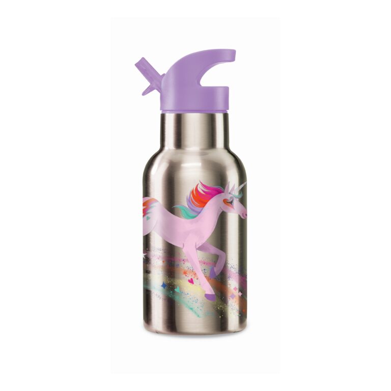 Stainless Bottle Unicorn Galaxy 400 ml 19 cm By Crocodile Creek