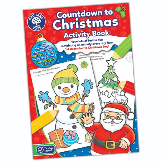 Counting to Christmas Activity Book By Orchard