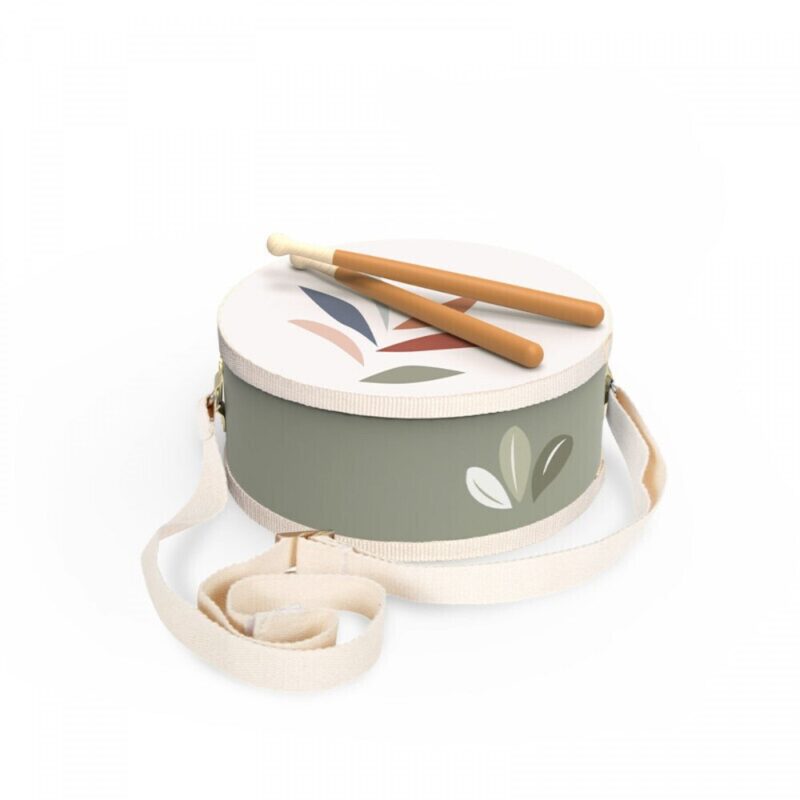 Wooden Drum 18.5x18.5x8 cm By Speedy Monkey