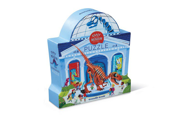 48-pc Day at the Dinosaur Museum By Crocodile Creek