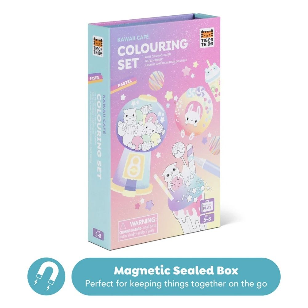 Activity Set Pastel Colouring Set Kawaii Cafe By Tiger Tribe - Image 7