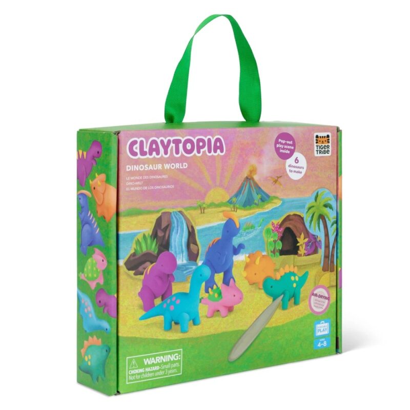 Activity Set Claytopia Dinosaur World By Tiger Tribe