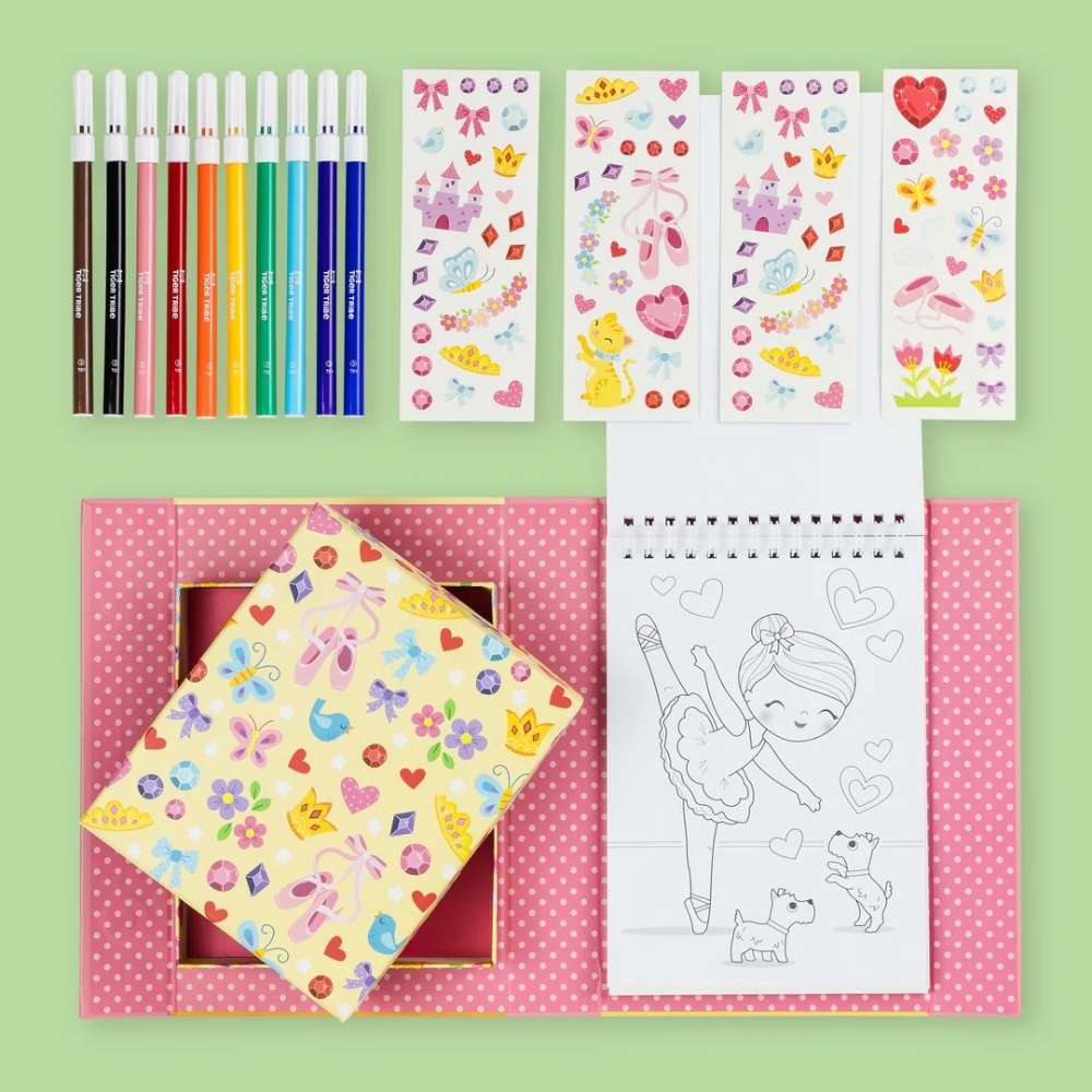Activity Set Colouring Set Ballet By Tiger Tribe - Image 2