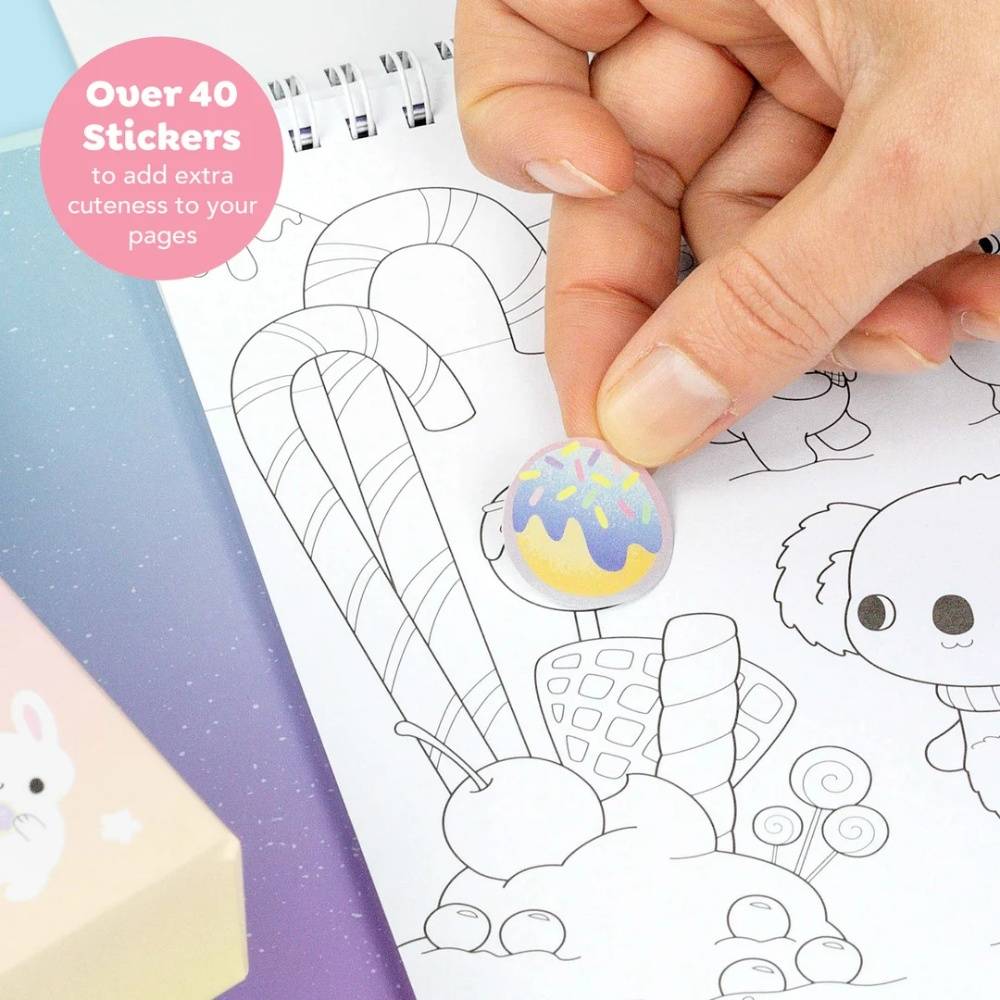 Activity Set Pastel Colouring Set Kawaii Cafe By Tiger Tribe - Image 3