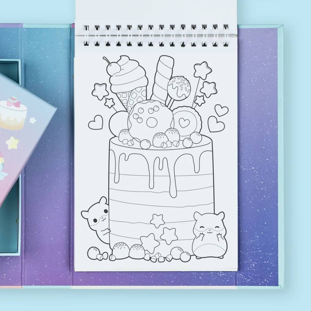 Activity Set Pastel Colouring Set Kawaii Cafe By Tiger Tribe - Image 5