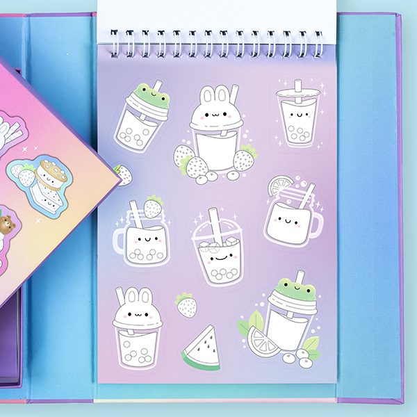 Activity Set Scented Stacks of Stickers Dreamy Desserts By Tiger Tribe - Image 8