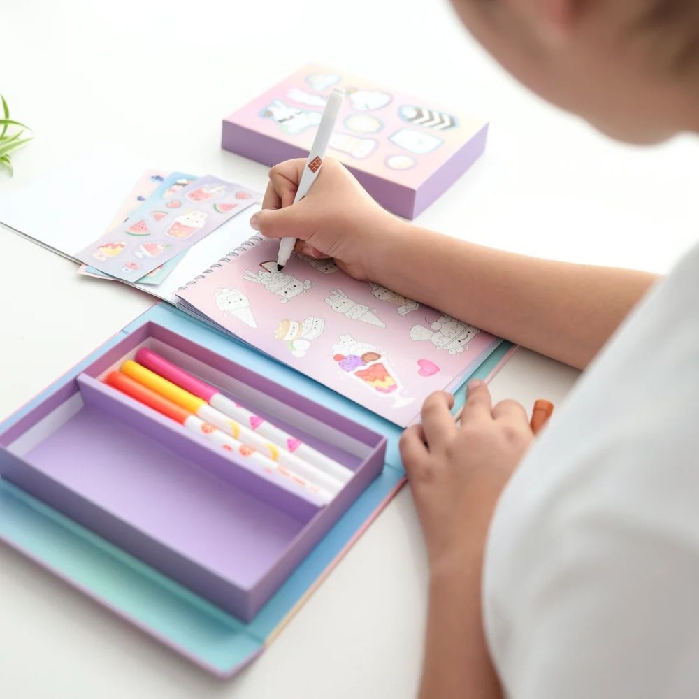 Activity Set Scented Stacks of Stickers Dreamy Desserts By Tiger Tribe - Image 3