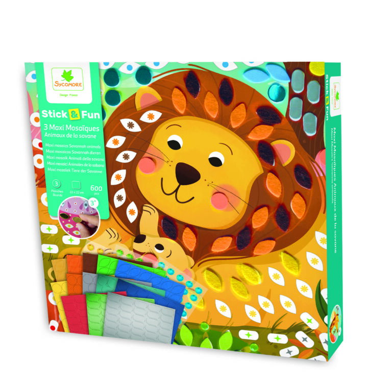 Mosaic Animals of the Savanna Small By Sycomore