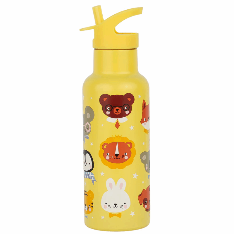 XL Stainless Steel Drink Bottle Animal Friends By A Little Lovely Company