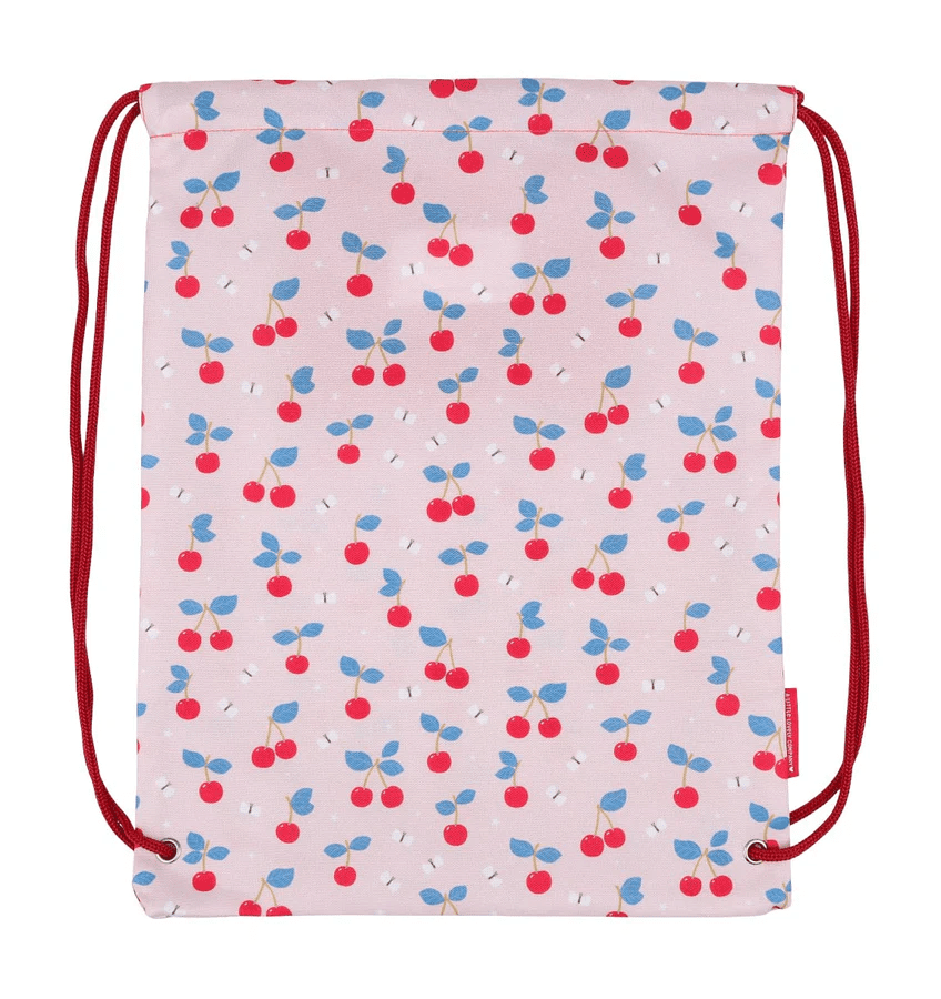 Drawstring Bag Cherries By A Little Lovely Company - Image 2
