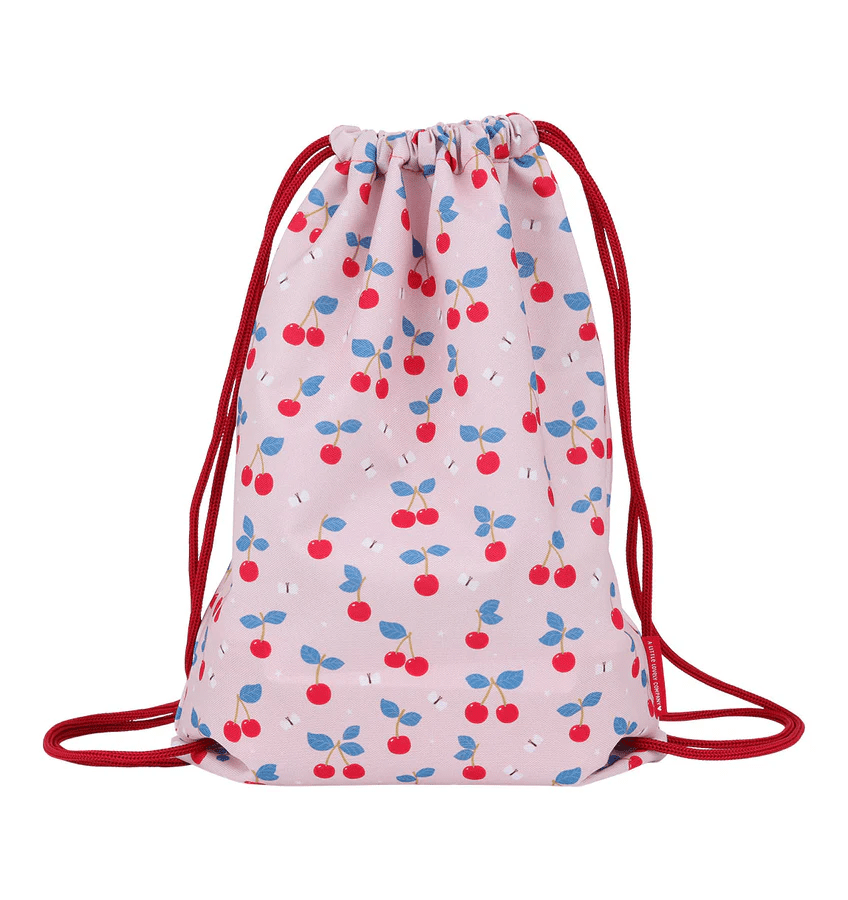 Drawstring Bag Cherries By A Little Lovely Company