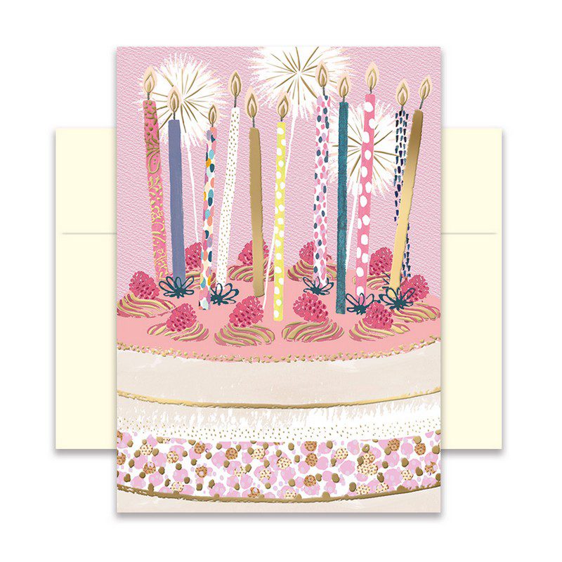 Greeting Card 17X12 Cake Card By Chic Mic