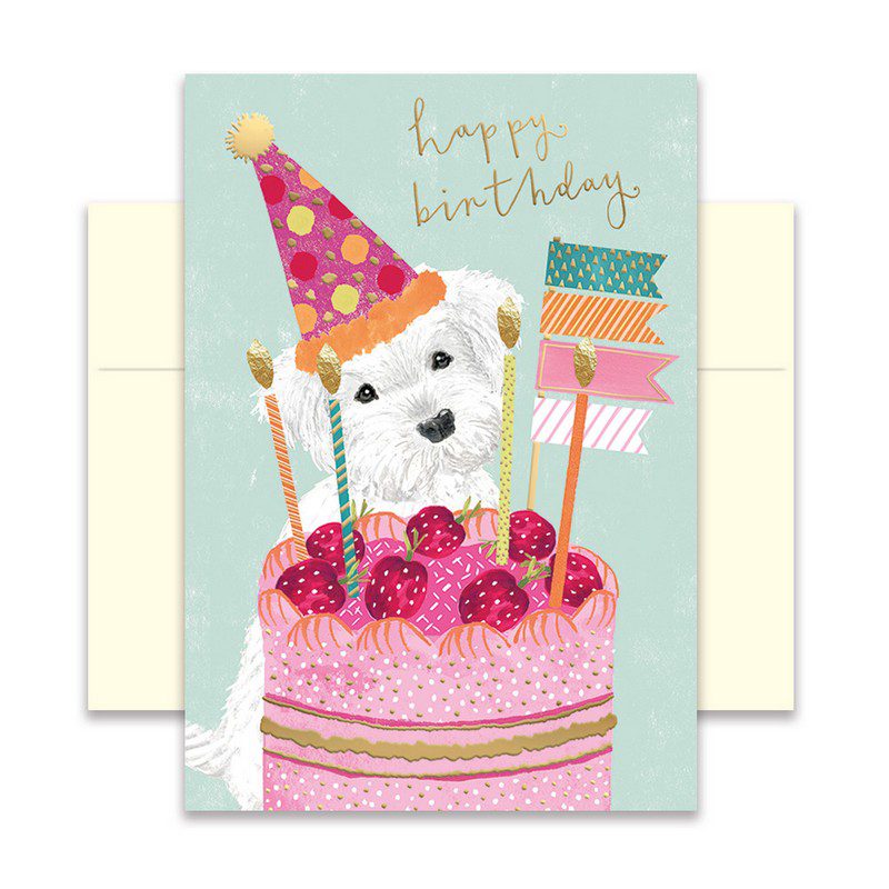 Greeting Card 17X12 Dog 2 By Chic Mic