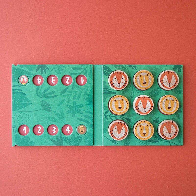 Lion And Tiger Tic Tac Toe By Londji - Image 11