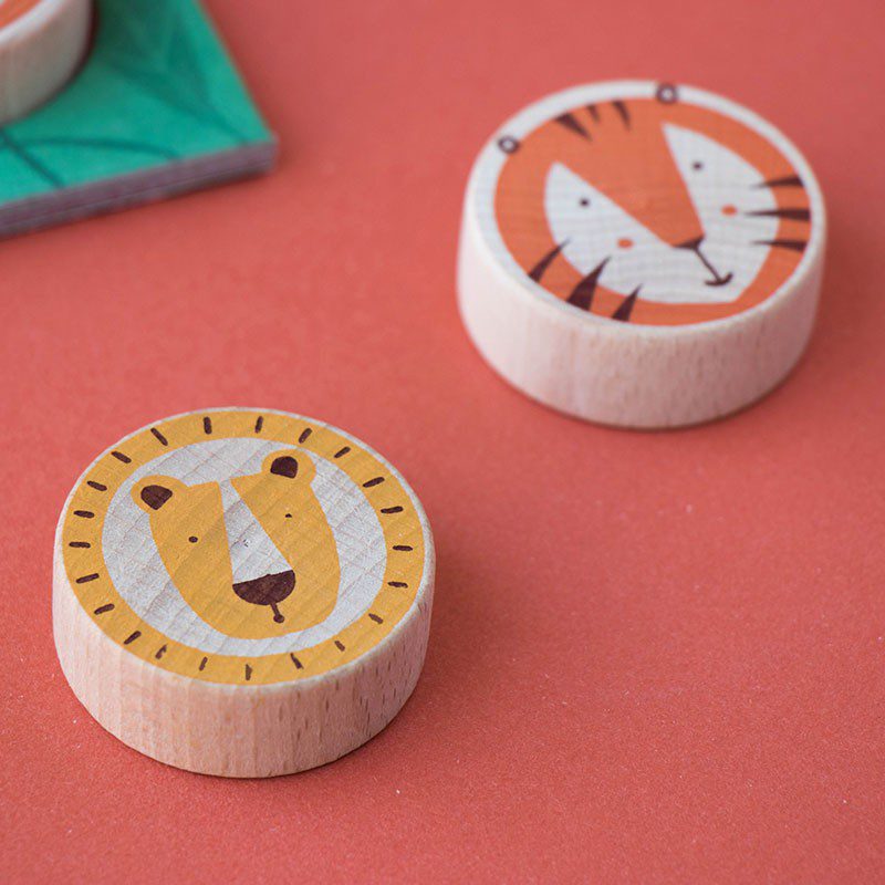 Lion And Tiger Tic Tac Toe By Londji - Image 3