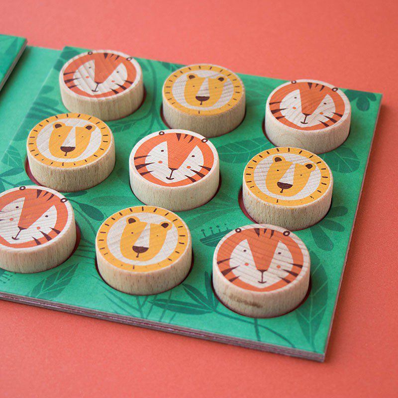 Lion And Tiger Tic Tac Toe By Londji - Image 6