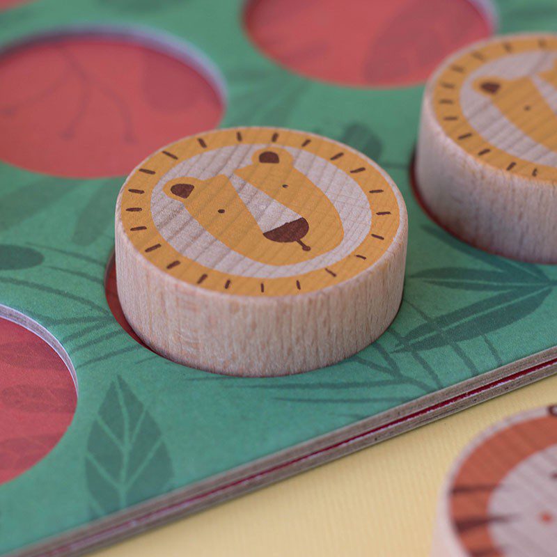 Lion And Tiger Tic Tac Toe By Londji - Image 7