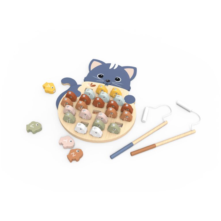 Fishing Toy With Latin Alphabet (Magnetic) 33x27x1.5 cm By Speedy Monkey