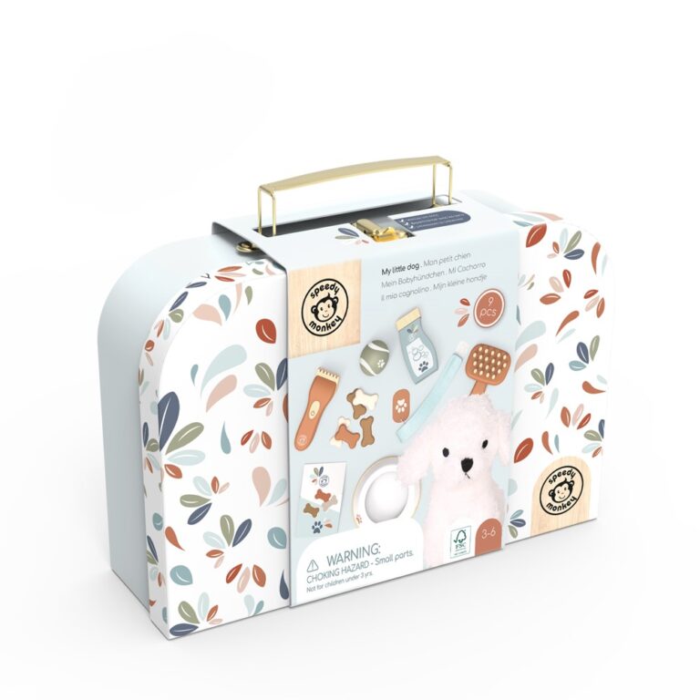 Suitcase “My first dog” 30x20x14 cm By Speedy Monkey