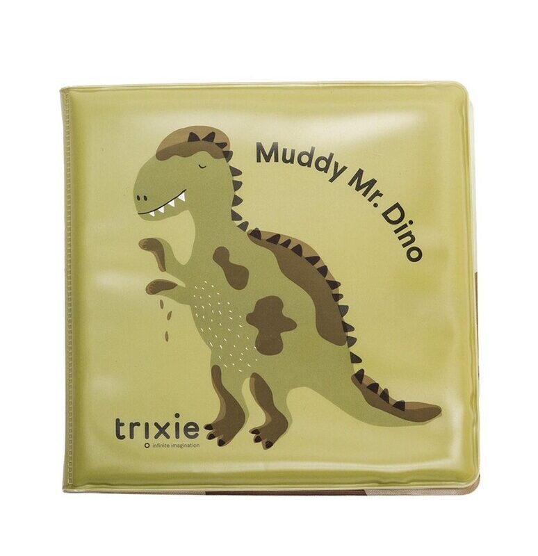 Colour Changing Bath Book Muddy Mr. Dino By Trixie