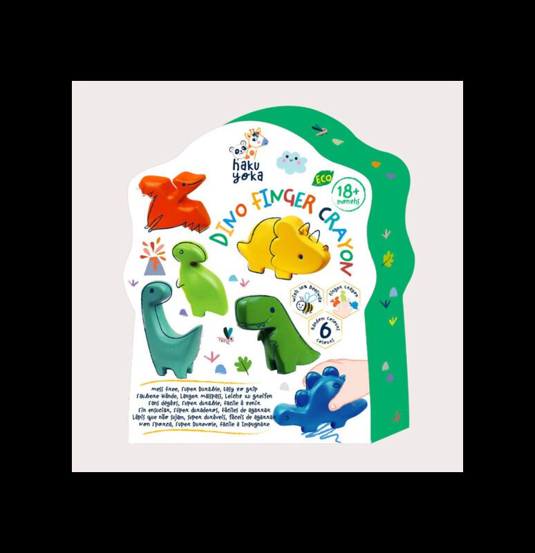 Dino Finger Crayons By Haku Yoka