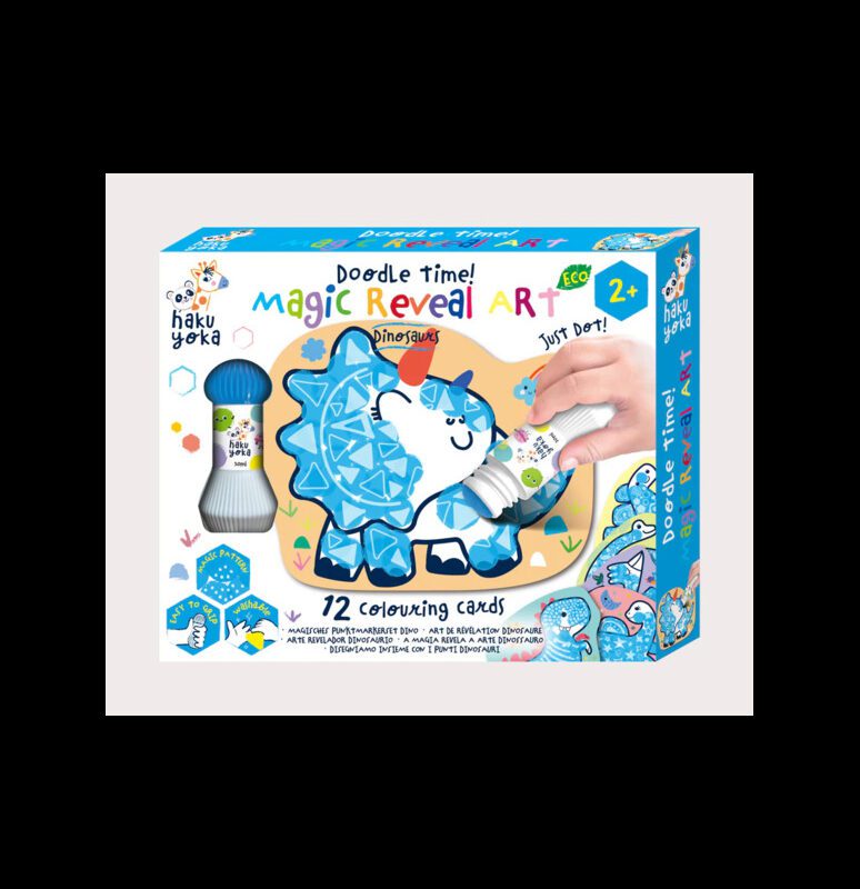 Doodle Time Magic Reveal Art Dinosaur By Haku Yoka