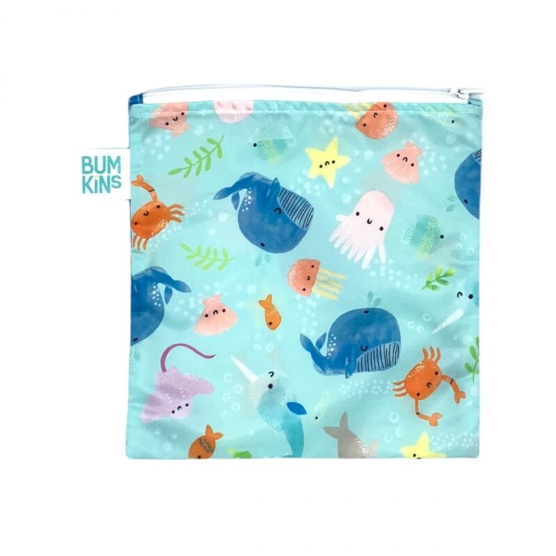 Large Snack Bag - Ocean Life By Bumkins