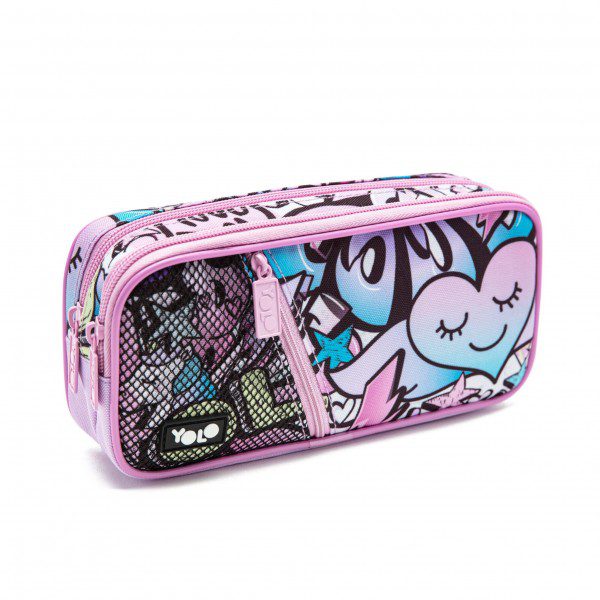 Case With 3 Compartments - Graffiti Girls By Yolo