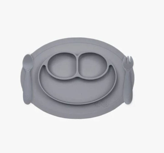 Silicone Mini Feeding Set - Gray By Ezpz