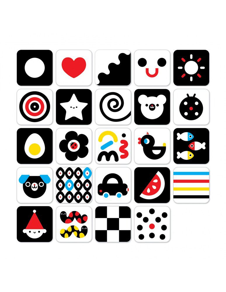 High Contrast Baby Cards 0M+ 3M+ By Banana Panda - Image 2