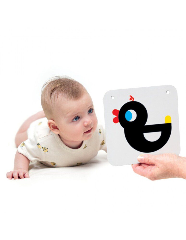 High Contrast Baby Cards 0M+ 3M+ By Banana Panda - Image 5