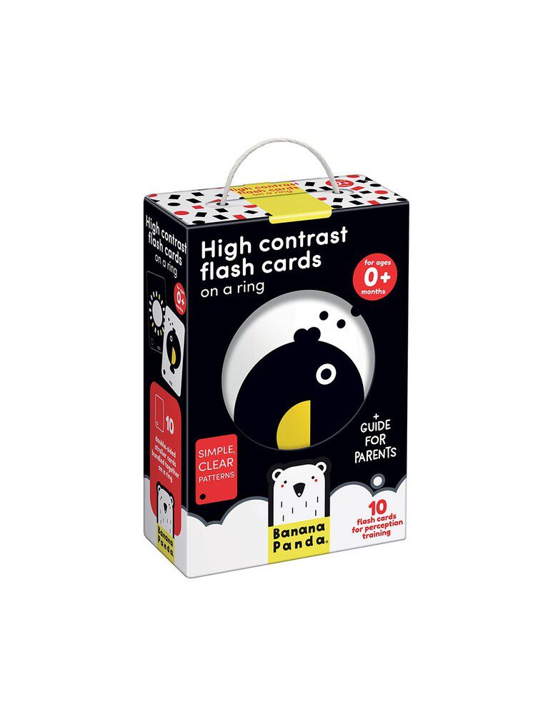 High Contrast Flash Cards On A Ring 0M+ By Banana Panda