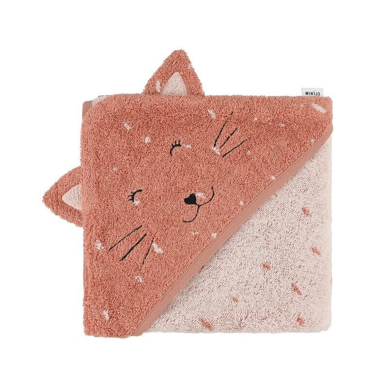 Hooded Towel 75X75CM Mrs. Cat By Trixie