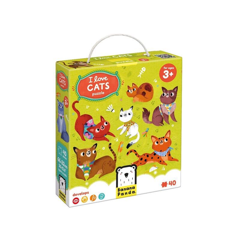 I Love Cats PuzzleI 3+ By Banana Panda
