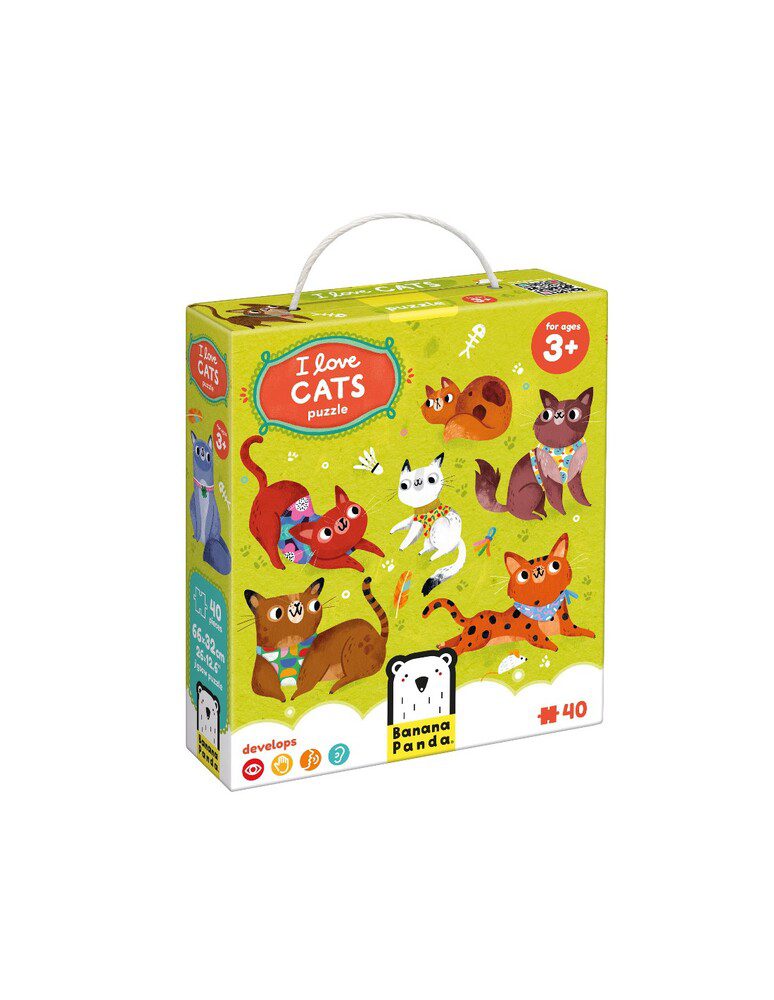 I Love Cats PuzzleI 3+ By Banana Panda