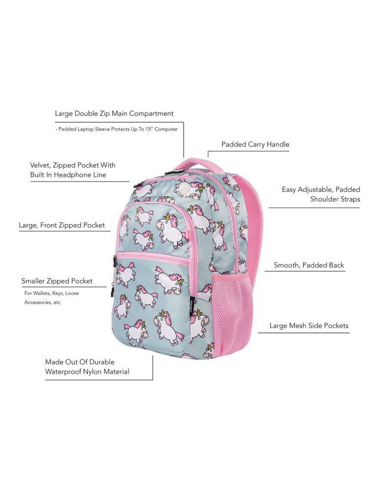 Junior Backpack Chubby Unicorn By Fringoo - Image 4