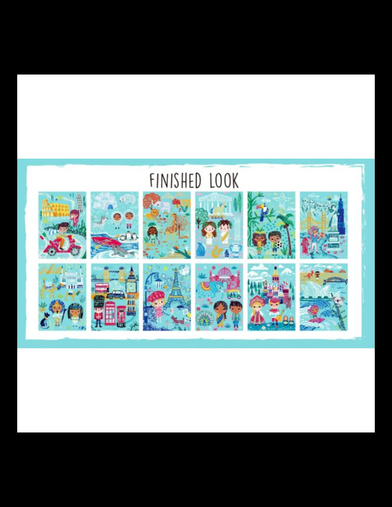 Let's Travel Together A5 Scratch book Travel The World By Avenir - Image 2