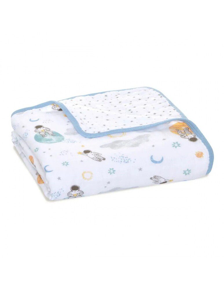 Essentials Cotton Muslin Blanket Space Explorers By Aden + Anais