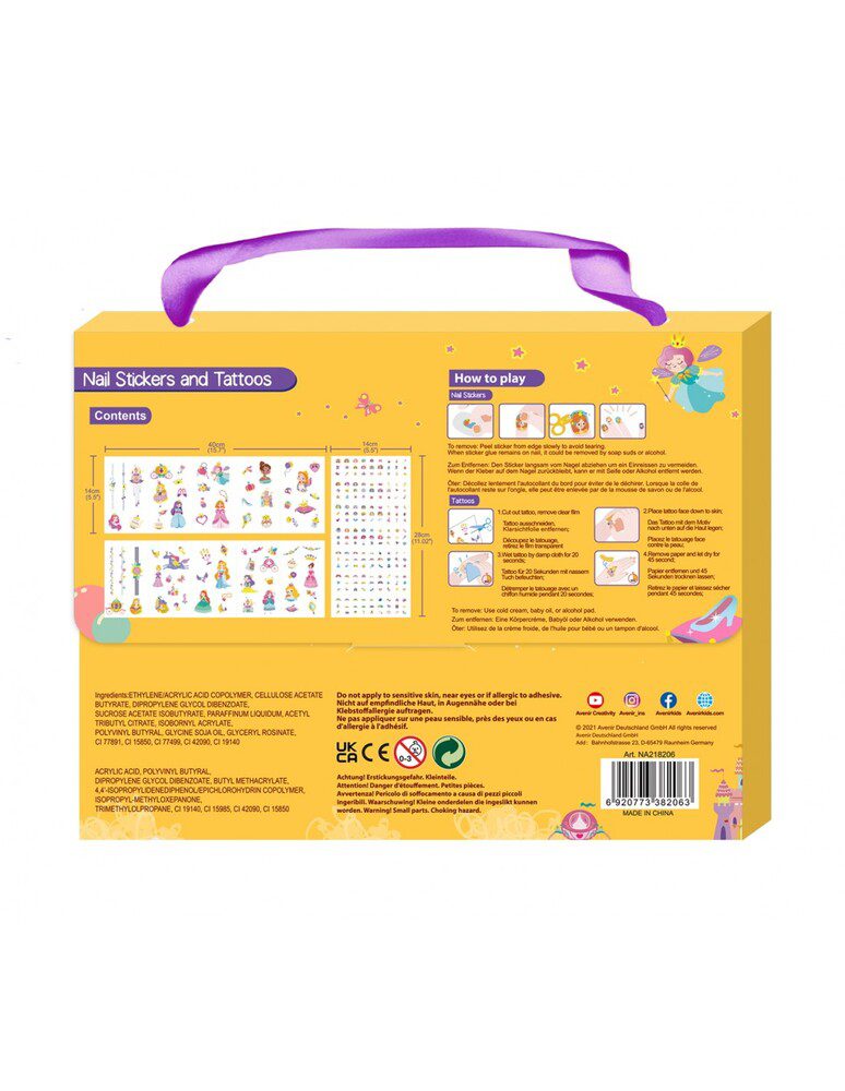 Nail Sticker & Tattoos Princess By Avenir - Image 3