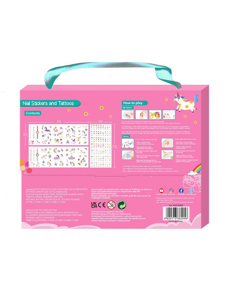 Nail Sticker & Tattoos Unicorns By Avenir - Image 3