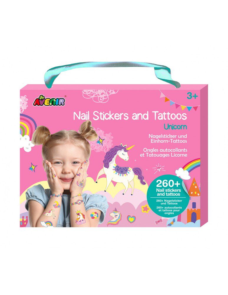 Nail Sticker & Tattoos Unicorns By Avenir