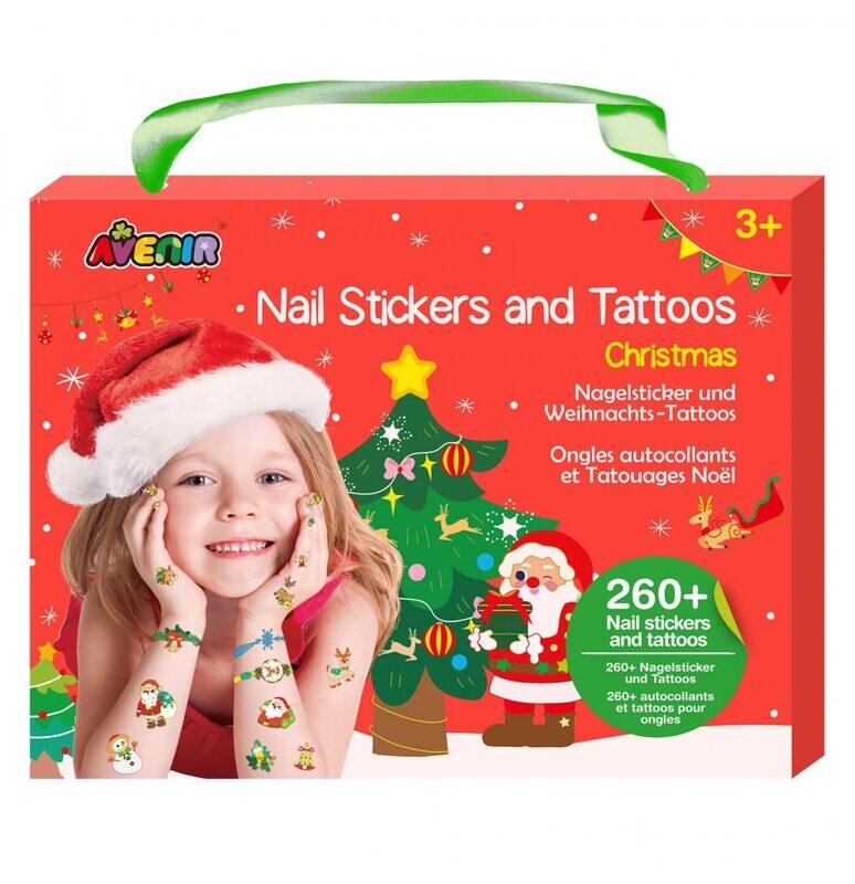 Nail Sticker And Tattoos Christmas By Avenir