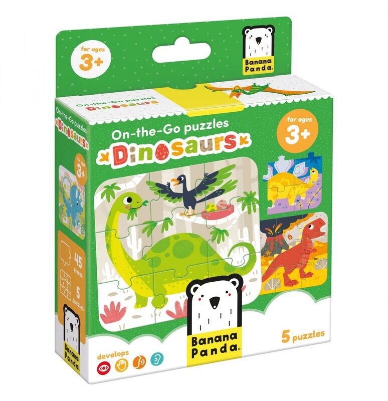 On The Go Puzzles Dinosaurs 3+ By Banana Panda