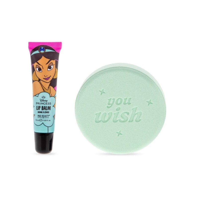 Princess Express Yourself Bath Fizzer & Lip Balm Set Jasmine By Mad Beauty