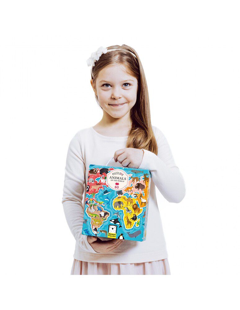 Puzzlove Animals Of The World (60 PCS) By Banana Panda - Image 4