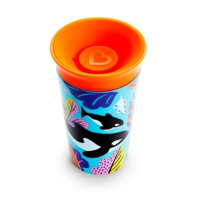 2 Miracle 360° Deco Sippy Cups 266ml Polar & Orca By Munchkin - Image 5