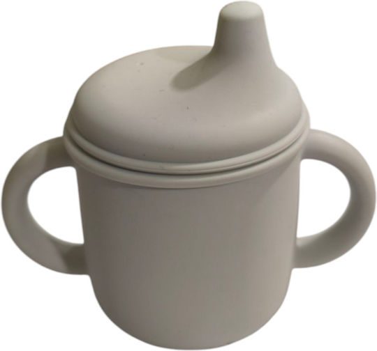 Silicone Sippy Cup With Handles - Sand By Nok Nok