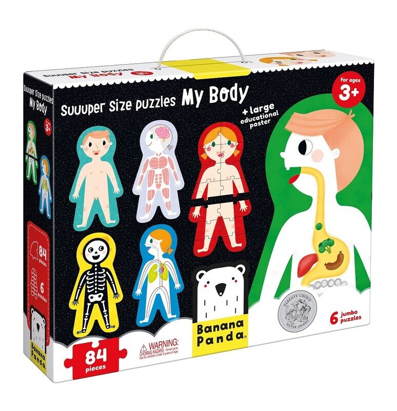 Suuuper Size Puzzles My Body 3+ By Banana Panda