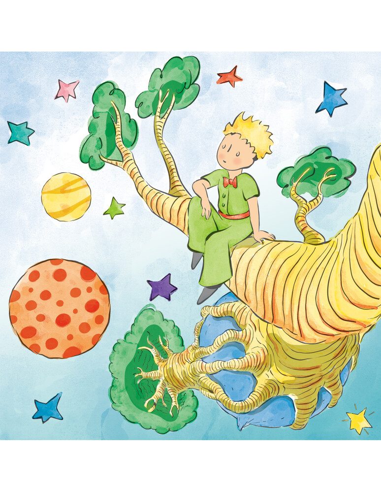 The Little Prince Watercolour Painting By Avenir - Image 6